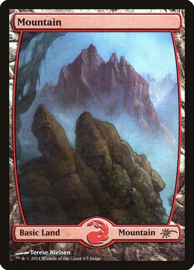 Image for Mountain - Full Art (4) (Judge Promos) (4) - Magic: The Gathering