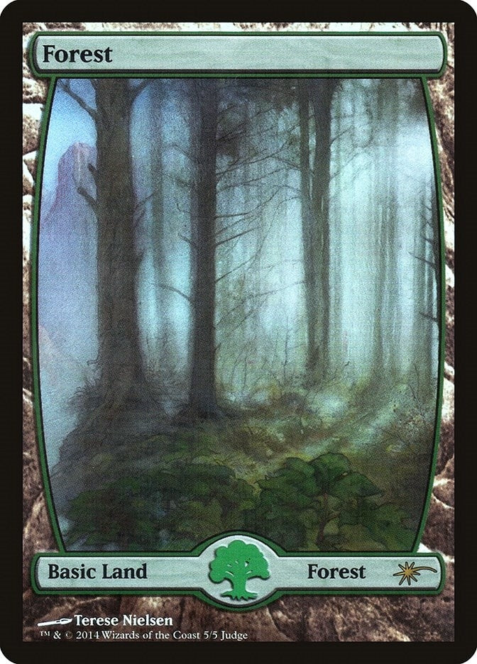 Image for Forest - Full Art (5) (Judge Promos) (5) - Magic: The Gathering