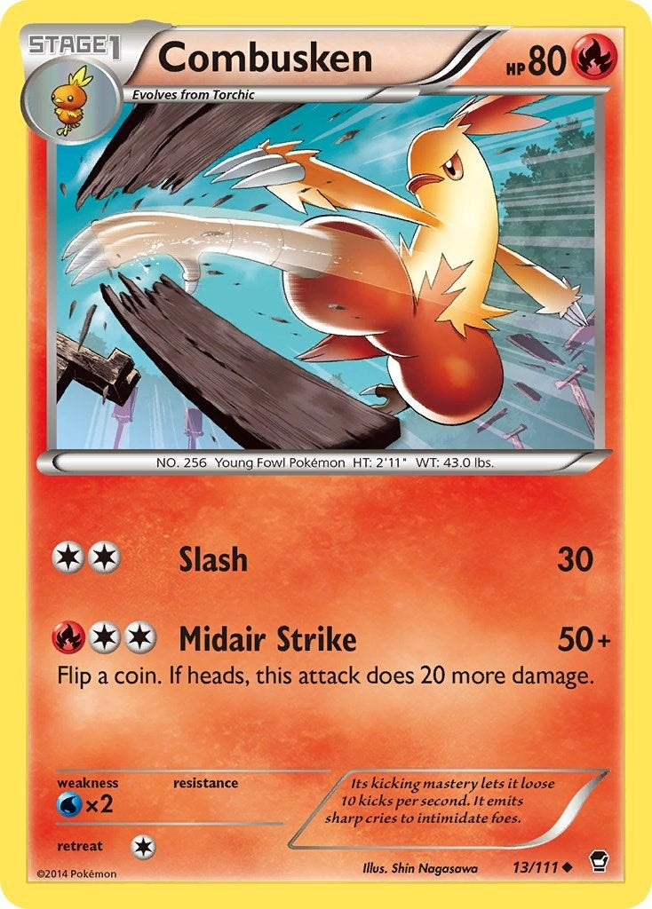Image for Combusken (XY - Furious Fists) (13/111) - Pokemon