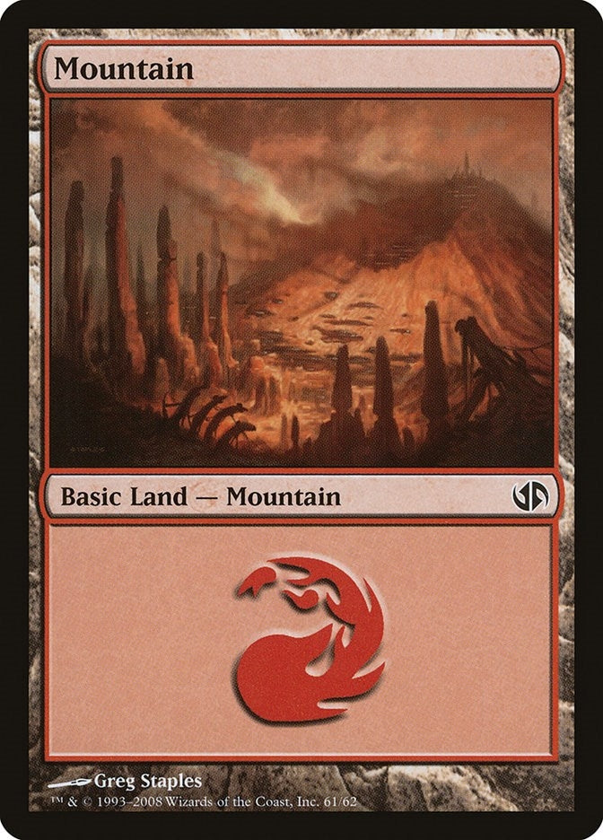 Image for Mountain (61) (Duel Decks: Jace vs. Chandra) (61) - Magic: The Gathering