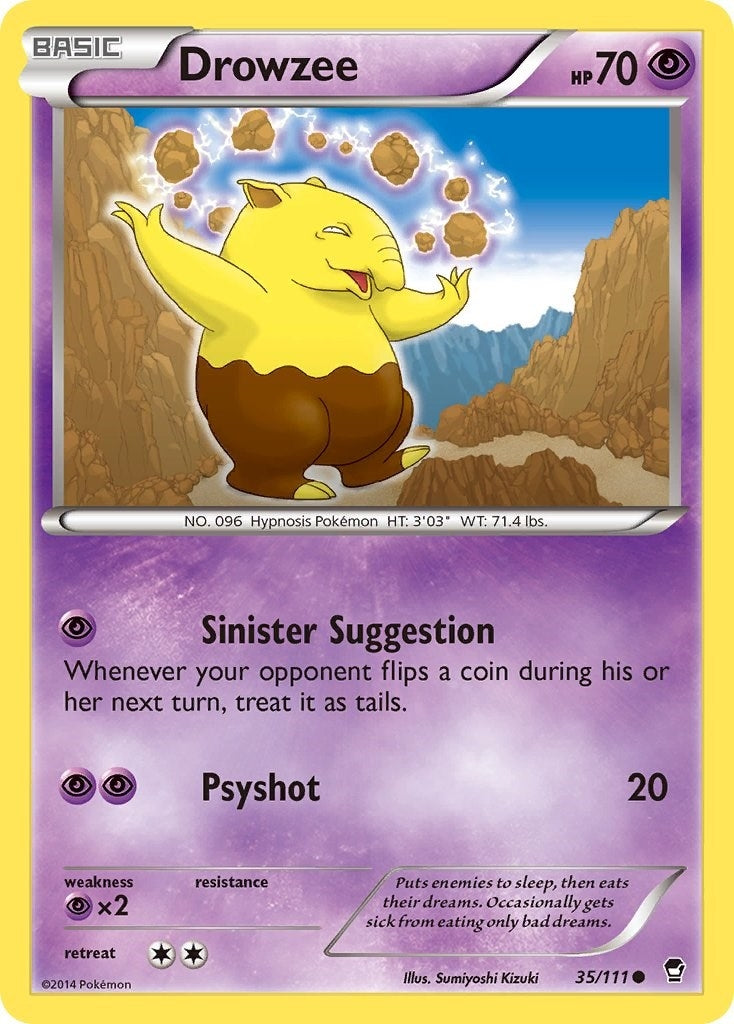 Image for Drowzee (XY - Furious Fists) (35/111) - Pokemon