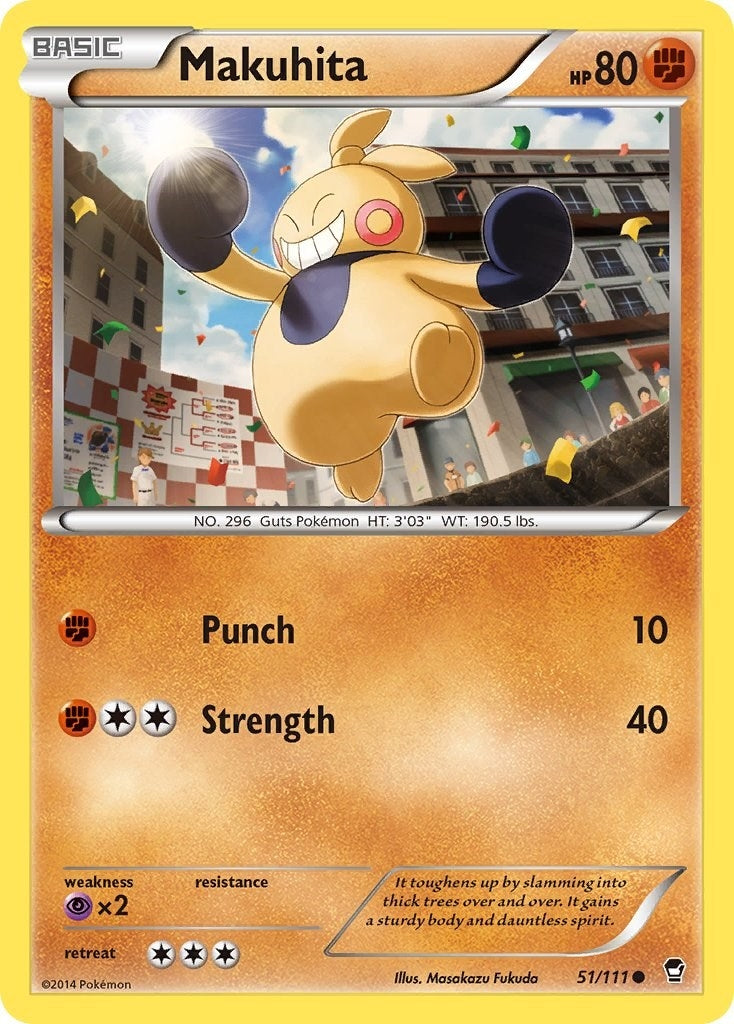 Image for Makuhita (XY - Furious Fists) (51/111) - Pokemon