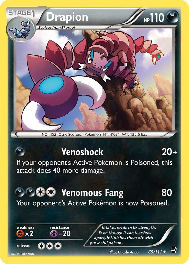 Image for Drapion (XY - Furious Fists) (65/111) - Pokemon