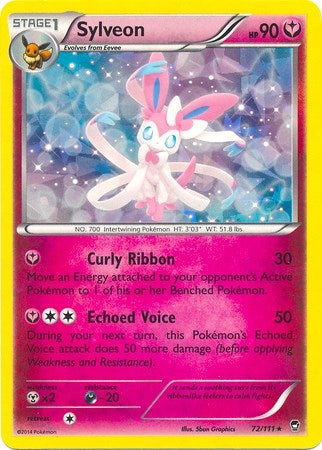 Image for Sylveon - 72/111 (XY Furious Fists) (Deck Exclusives) (072/111) - Pokemon
