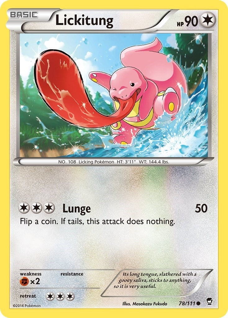 Image for Lickitung (XY - Furious Fists) (78/111) - Pokemon