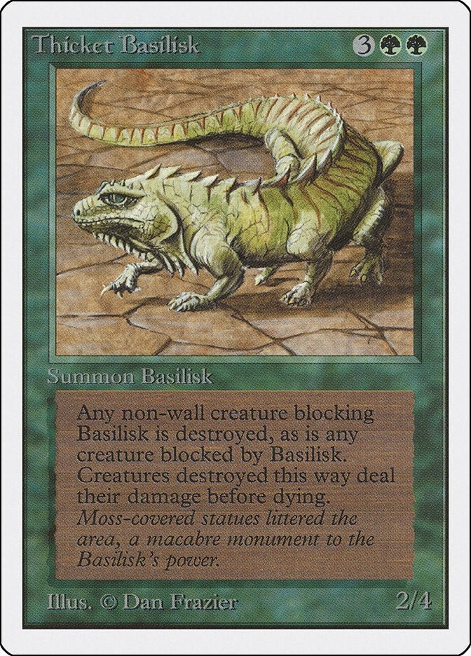 Image for Thicket Basilisk (Unlimited Edition) - Magic: The Gathering