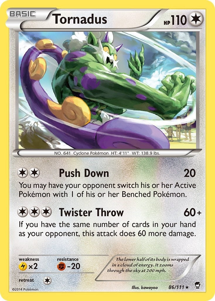 Image for Tornadus (XY - Furious Fists) (86/111) - Pokemon