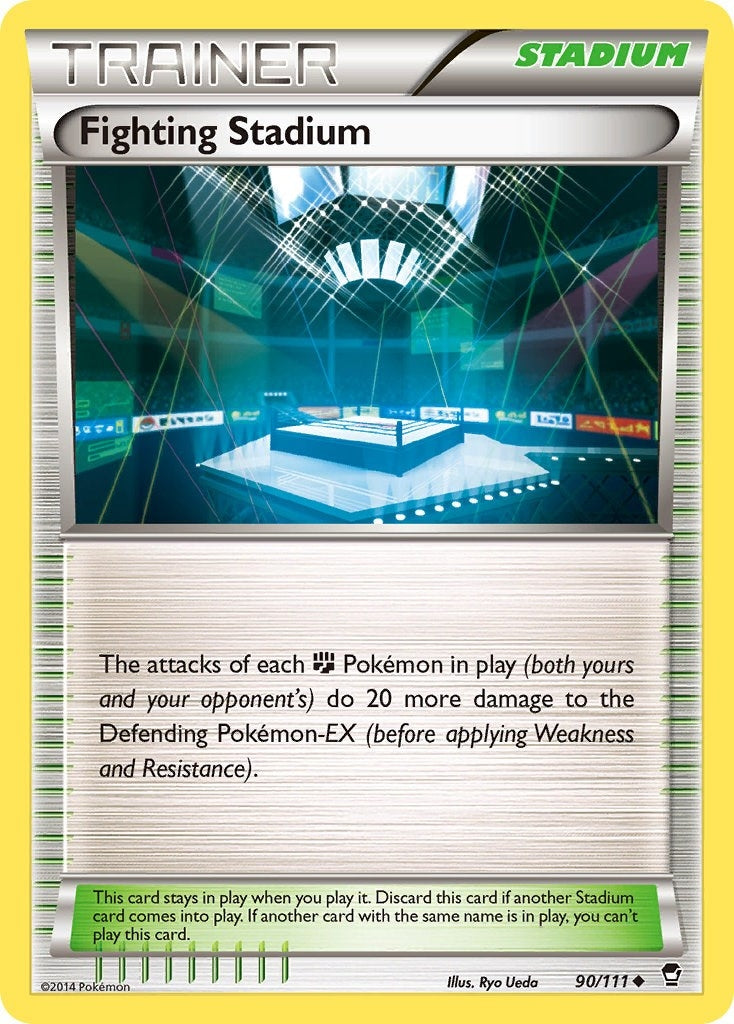 Image for Fighting Stadium (XY - Furious Fists) (90/111) - Pokemon