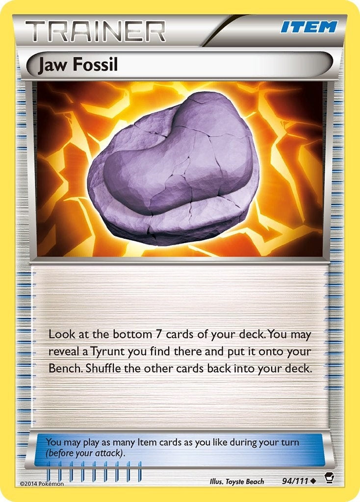 Image for Jaw Fossil (XY - Furious Fists) (94/111) - Pokemon