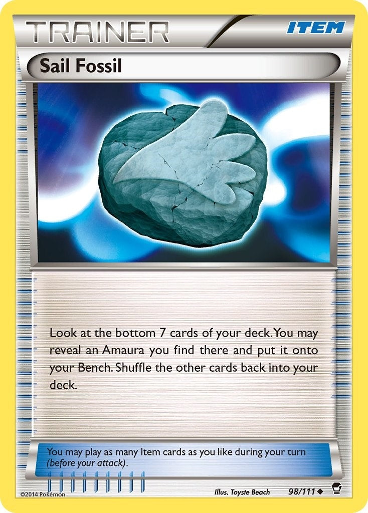 Image for Sail Fossil (XY - Furious Fists) (98/111) - Pokemon