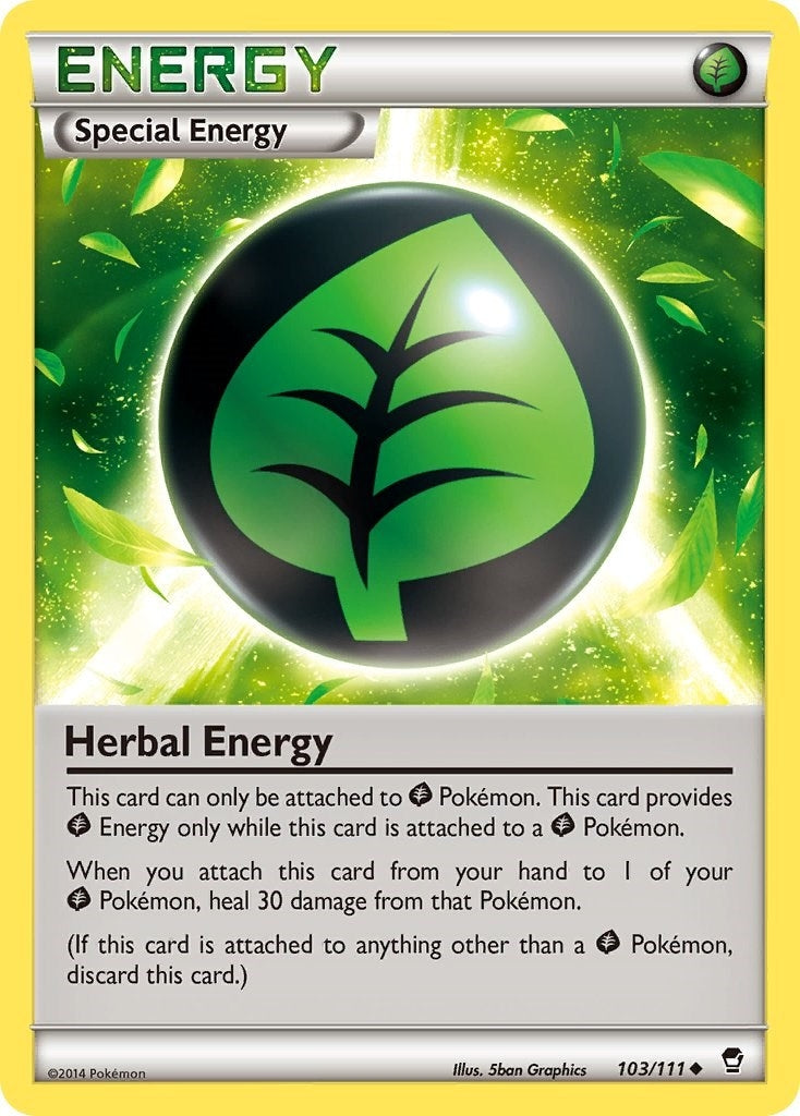 Image for Herbal Energy (XY - Furious Fists) (103/111) - Pokemon