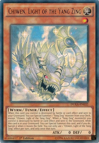 Image for Chiwen, Light of the Yang Zing (Duelist Alliance) (DUEA-EN032) - YuGiOh