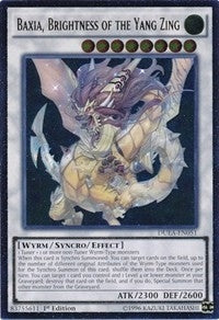 Image for Baxia, Brightness of the Yang Zing (UTR) (Duelist Alliance) (DUEA-EN051) - YuGiOh