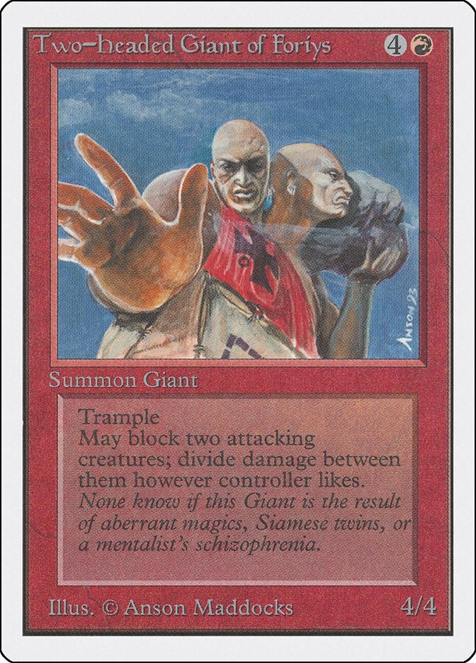 Image for Two-Headed Giant of Foriys (Unlimited Edition) - Magic: The Gathering