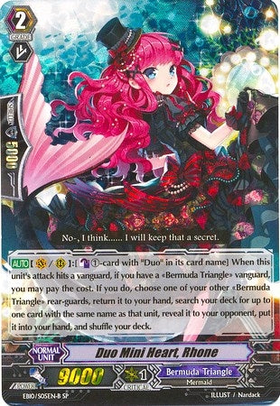 Image for Duo Mini Heart, Rhone (Black) (SP) (EB10 - Divas Duet) (EB10/S05EN-B) - Cardfight Vanguard
