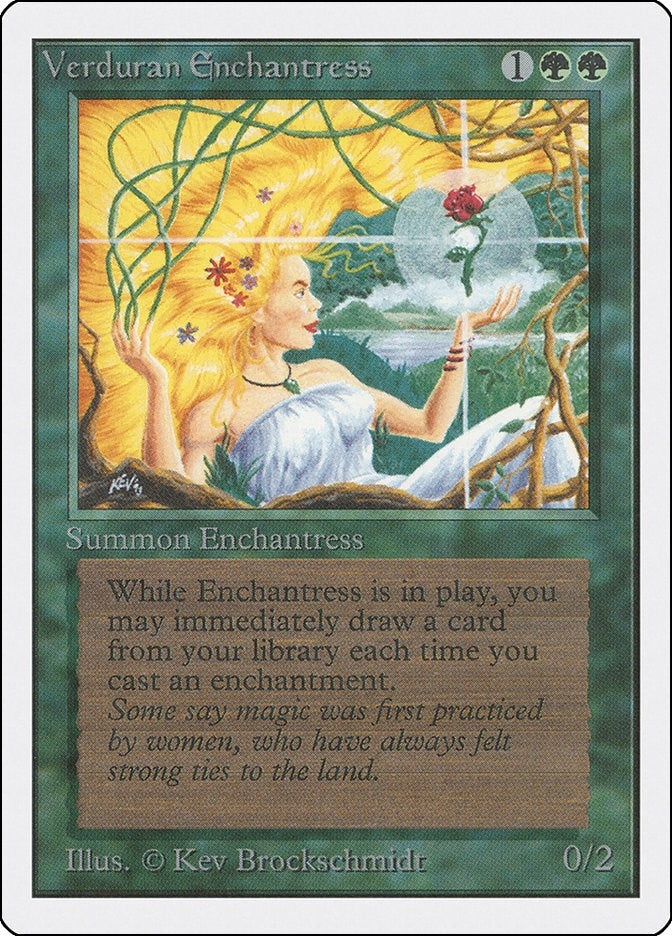 Image for Verduran Enchantress (Unlimited Edition) - Magic: The Gathering