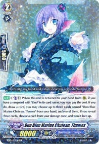 Image for Duo Blue Marine Chateau, Thames (Black) (EB10 - Divas Duet) (EB10/013EN-B) - Cardfight Vanguard