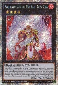 Image for Brotherhood of the Fire Fist - Tiger King (2014 Mega-Tins) (CT11-EN001) - YuGiOh