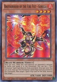 Image for Brotherhood of the Fire Fist - Gorilla (2014 Mega-Tins) (CT11-EN003) - YuGiOh