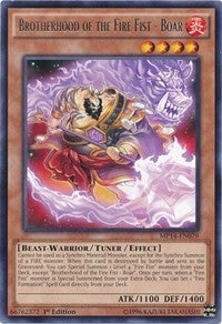 Image for Brotherhood of the Fire Fist - Boar (2014 Mega-Tins Mega Pack) (MP14-EN079) - YuGiOh