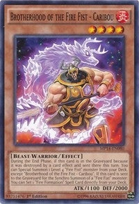 Image for Brotherhood of the Fire Fist - Caribou (2014 Mega-Tins Mega Pack) (MP14-EN080) - YuGiOh