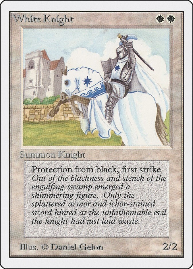 Image for White Knight (Unlimited Edition) - Magic: The Gathering