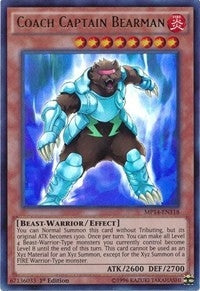 Image for Coach Captain Bearman (2014 Mega-Tins Mega Pack) (MP14-EN118) - YuGiOh