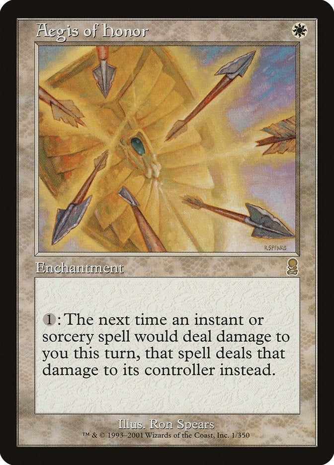Image for Aegis of Honor (Odyssey) (1) - Magic: The Gathering