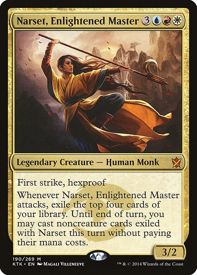 Image for Narset, Enlightened Master (Khans of Tarkir) (190) - Magic: The Gathering