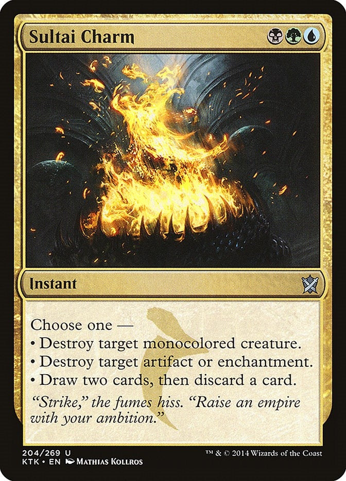 Image for Sultai Charm (Khans of Tarkir) (204) - Magic: The Gathering