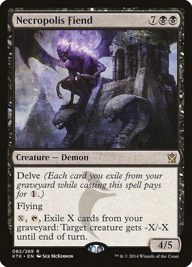 Image for Necropolis Fiend (Khans of Tarkir) (82) - Magic: The Gathering