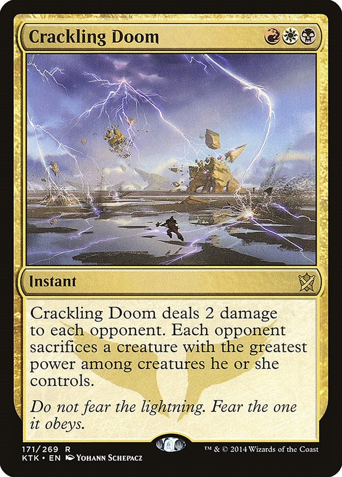 Image for Crackling Doom (Khans of Tarkir) (171) - Magic: The Gathering