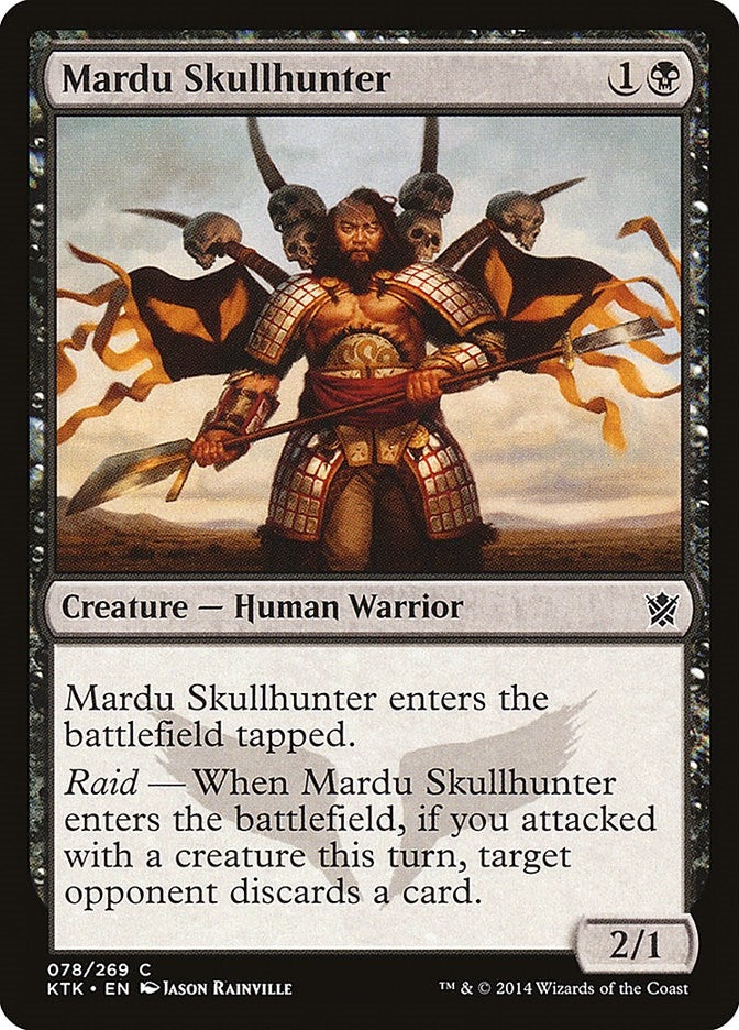 Image for Mardu Skullhunter (Khans of Tarkir) (78) - Magic: The Gathering