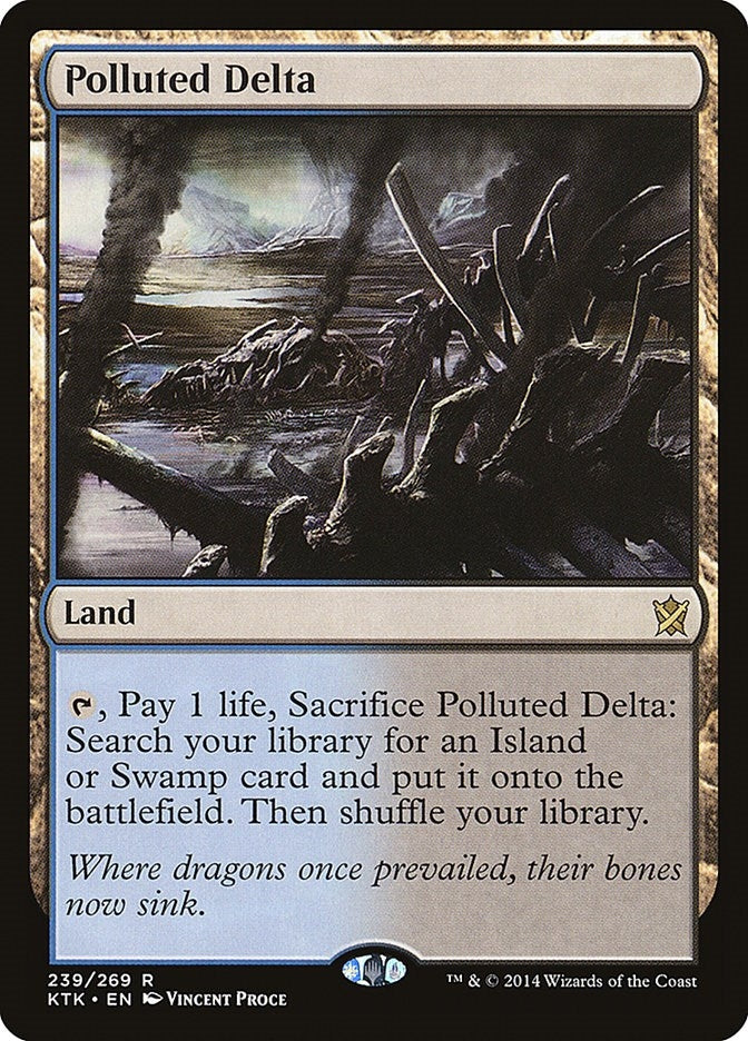 Image for Polluted Delta (Khans of Tarkir) (239) - Magic: The Gathering