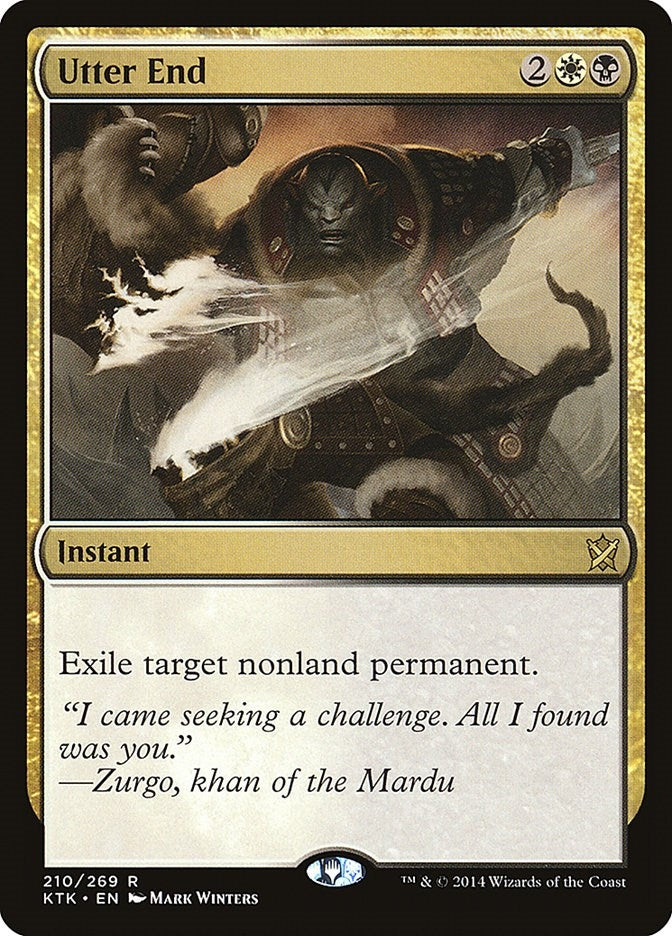 Image for Utter End (Khans of Tarkir) (210) - Magic: The Gathering