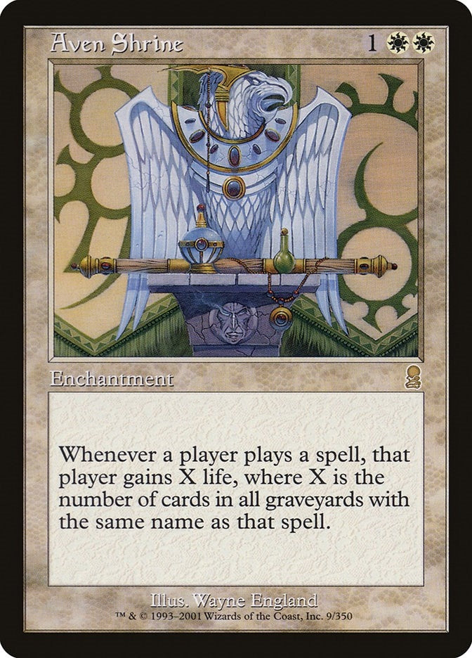 Image for Aven Shrine (Odyssey) (9) - Magic: The Gathering