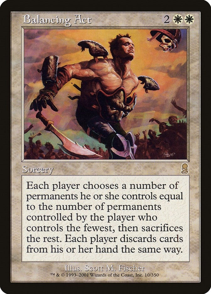 Image for Balancing Act (Odyssey) (10) - Magic: The Gathering