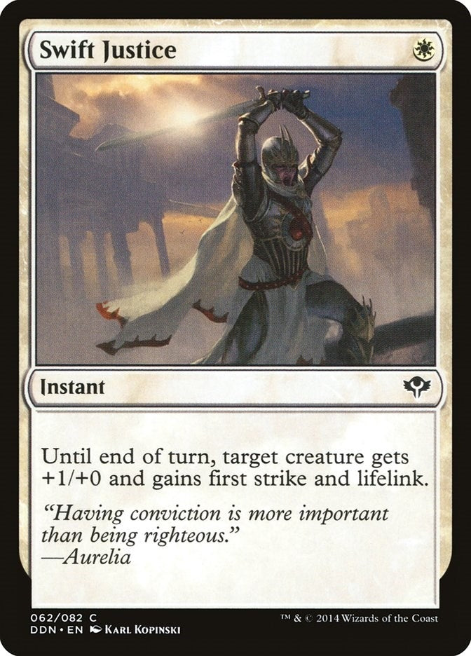 Image for Swift Justice (Duel Decks: Speed vs. Cunning) (62) - Magic: The Gathering