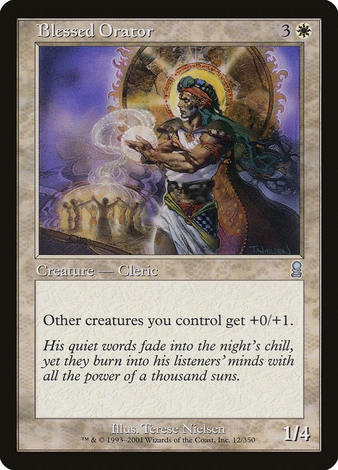Image for Blessed Orator (Odyssey) (12) - Magic: The Gathering