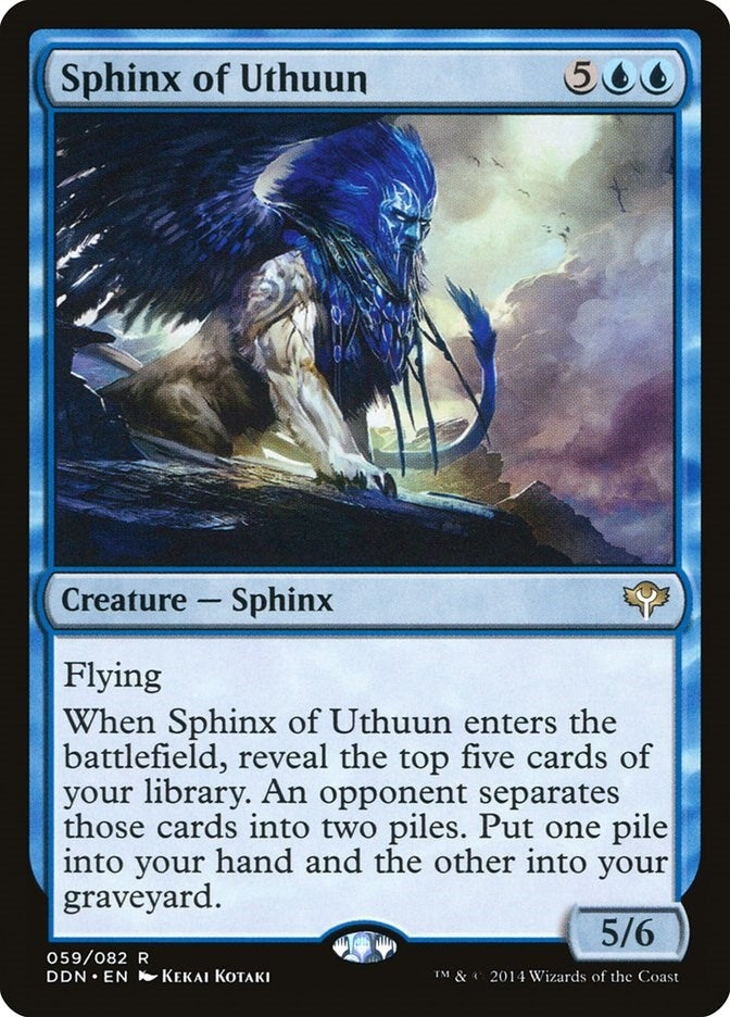 Image for Sphinx of Uthuun (Duel Decks: Speed vs. Cunning) (59) - Magic: The Gathering