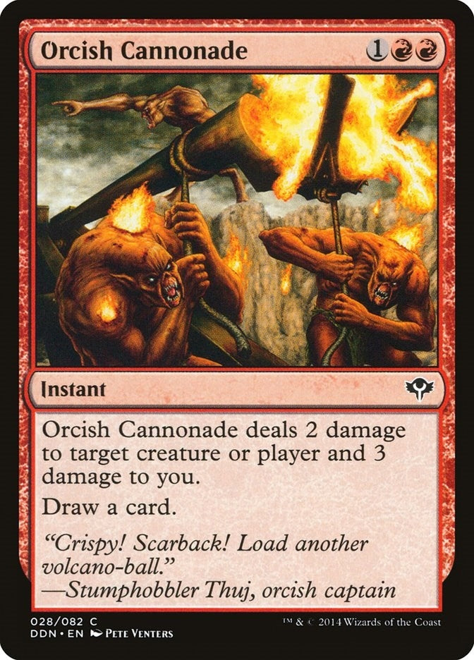 Image for Orcish Cannonade (Duel Decks: Speed vs. Cunning) (28) - Magic: The Gathering
