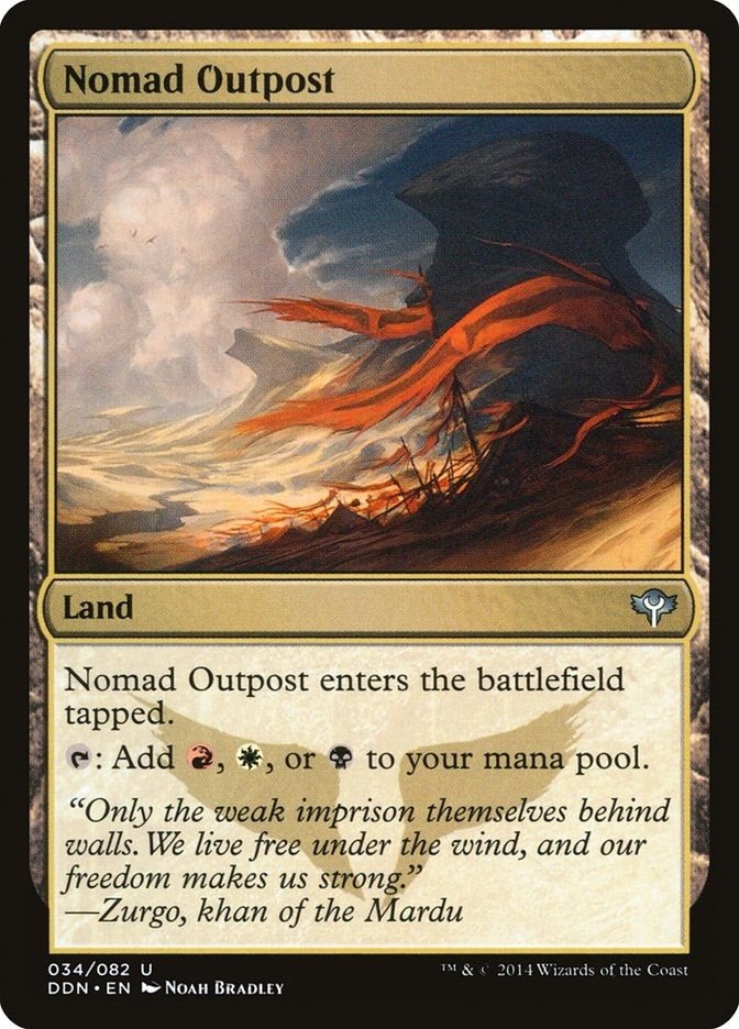 Image for Nomad Outpost (Duel Decks: Speed vs. Cunning) (34) - Magic: The Gathering