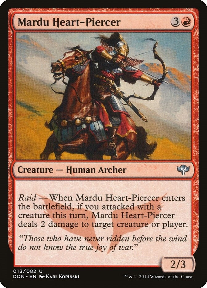 Image for Mardu Heart-Piercer (Duel Decks: Speed vs. Cunning) (13) - Magic: The Gathering
