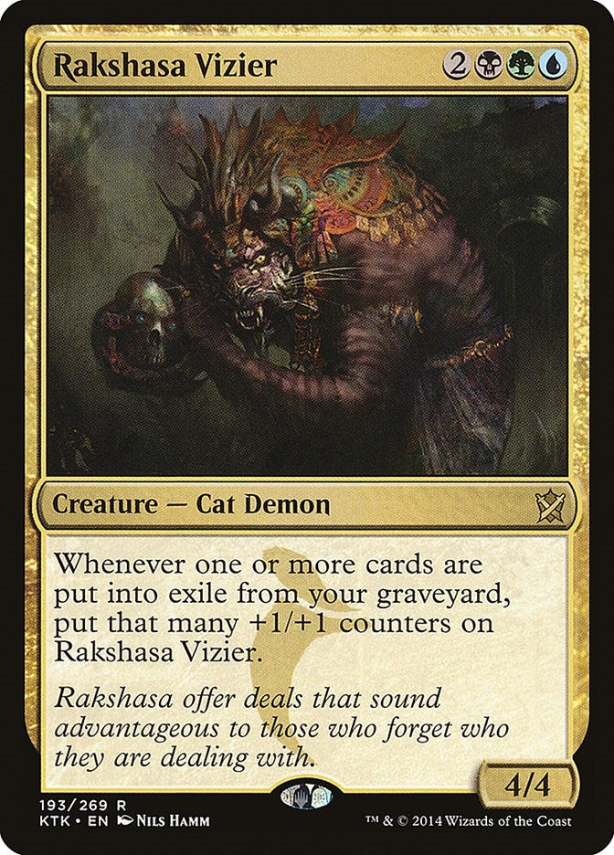 Image for Rakshasa Vizier (Khans of Tarkir) (193) - Magic: The Gathering