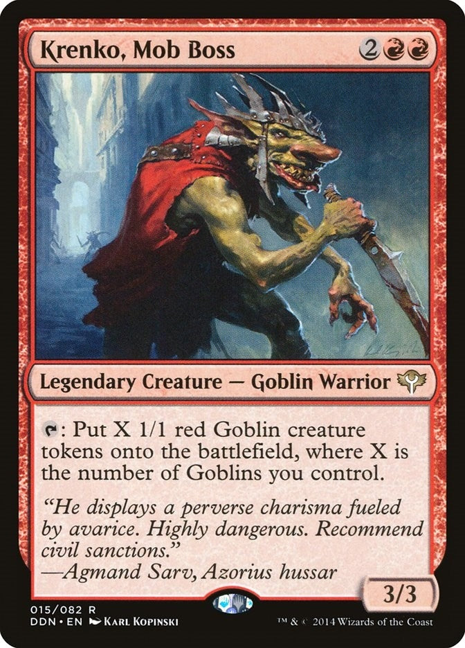 Image for Krenko, Mob Boss (Duel Decks: Speed vs. Cunning) (15) - Magic: The Gathering