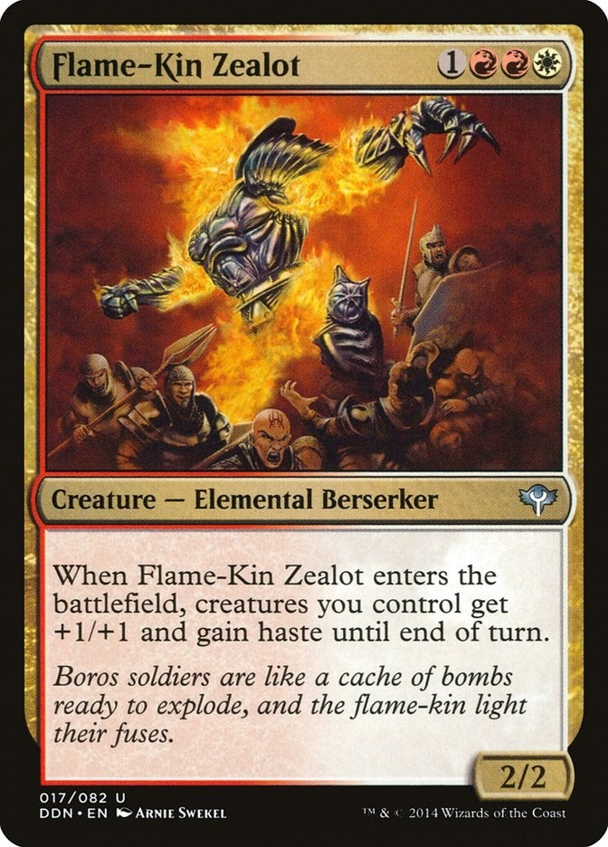 Image for Flame-Kin Zealot (Duel Decks: Speed vs. Cunning) (17) - Magic: The Gathering
