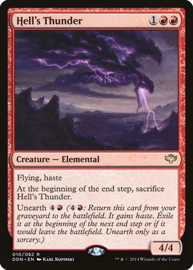 Image for Hell's Thunder (Duel Decks: Speed vs. Cunning) (10) - Magic: The Gathering