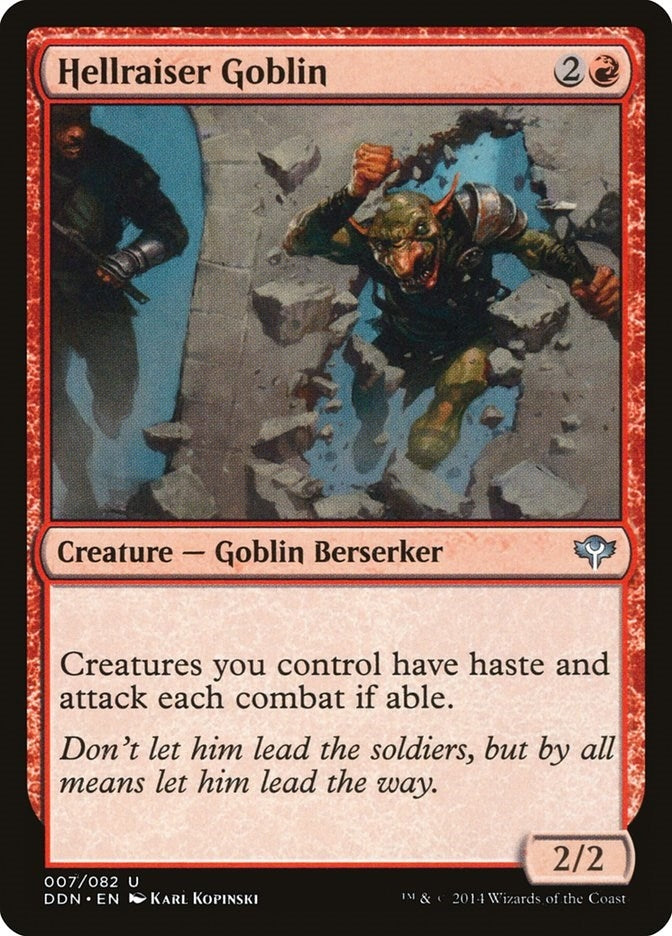 Image for Hellraiser Goblin (Duel Decks: Speed vs. Cunning) (7) - Magic: The Gathering