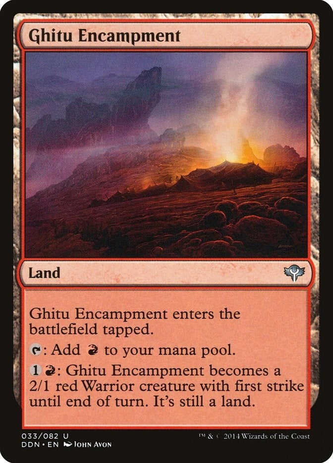 Image for Ghitu Encampment (Duel Decks: Speed vs. Cunning) (33) - Magic: The Gathering