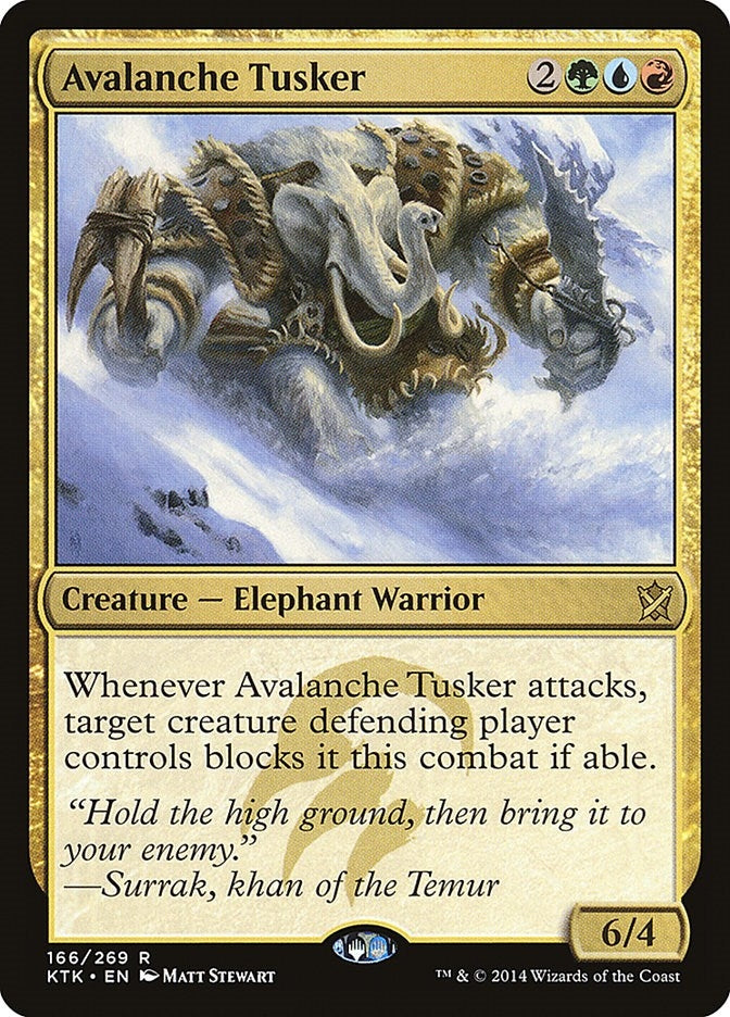 Image for Avalanche Tusker (Khans of Tarkir) (166) - Magic: The Gathering